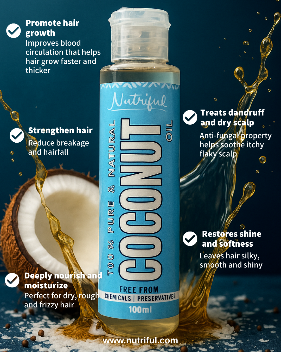 Cold Pressed Coconut Oil - Image 2